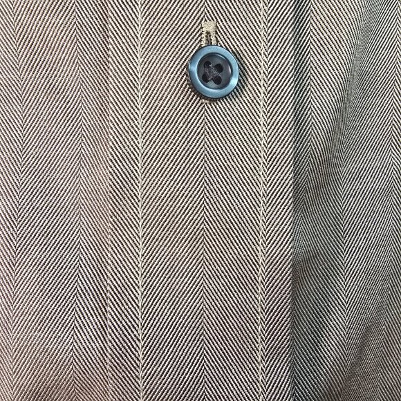 MENS JOS A BANKS LONG SLEEVE BUTTON DOWN CAMEL COLOR TEXTURED FABRIC SIZE XL - Picture 3 of 6